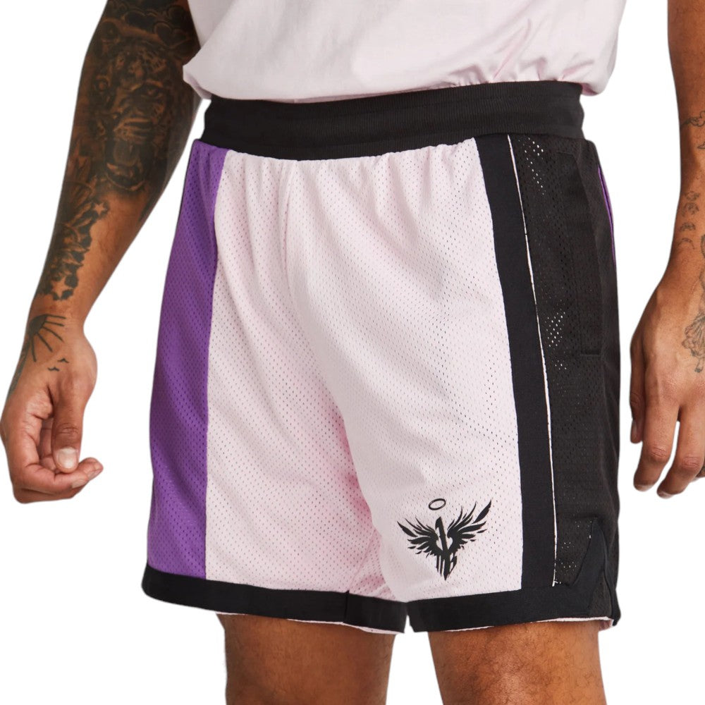 Melo Iridescent Mesh Short