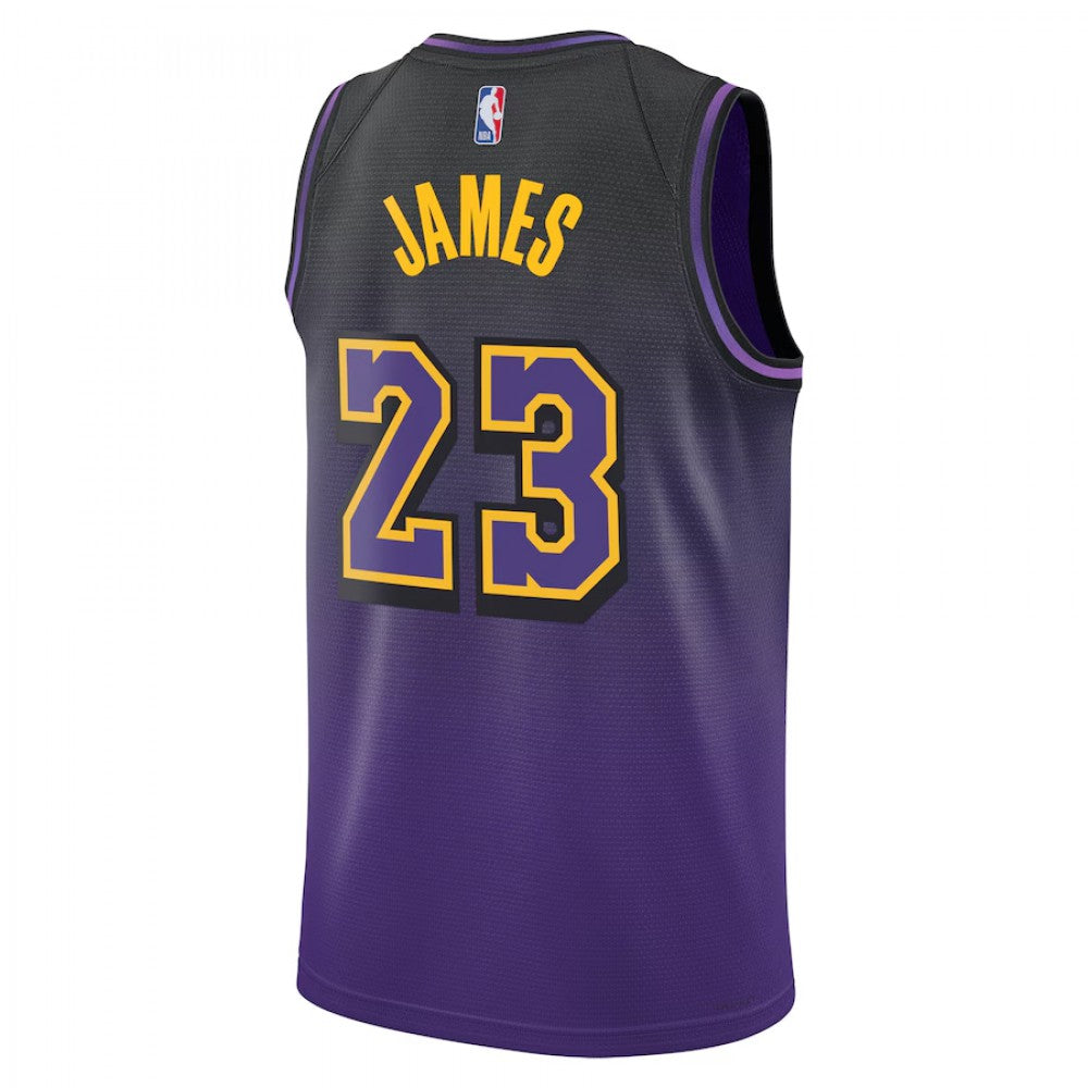 NBA City Edition Swingman - LeBron James Los Angeles Lakers Junior