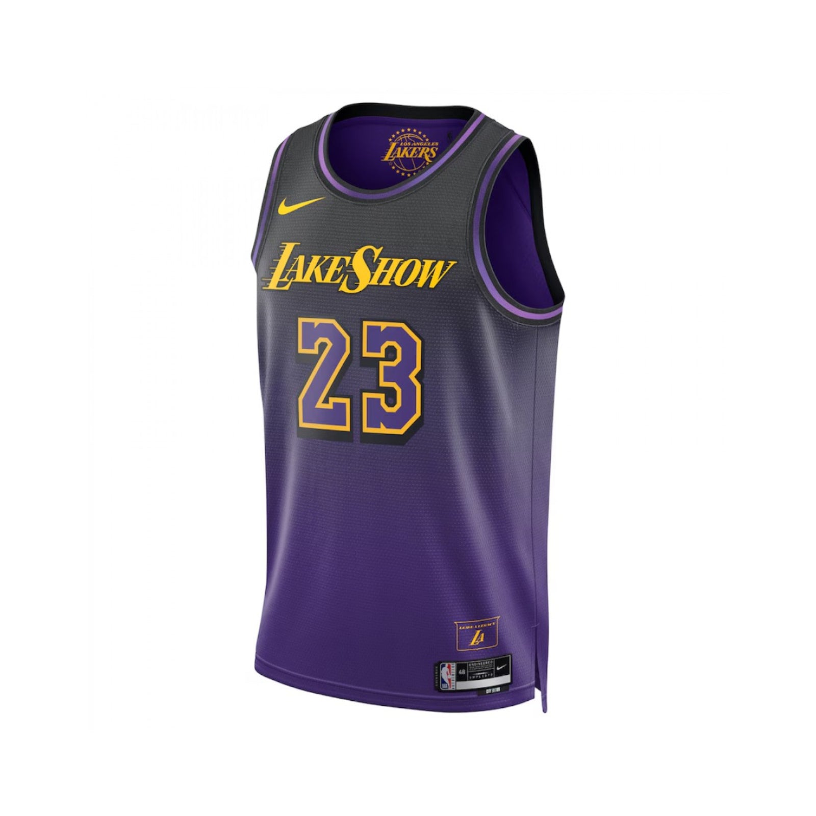 NBA City Edition Swingman - LeBron James Los Angeles Lakers Junior