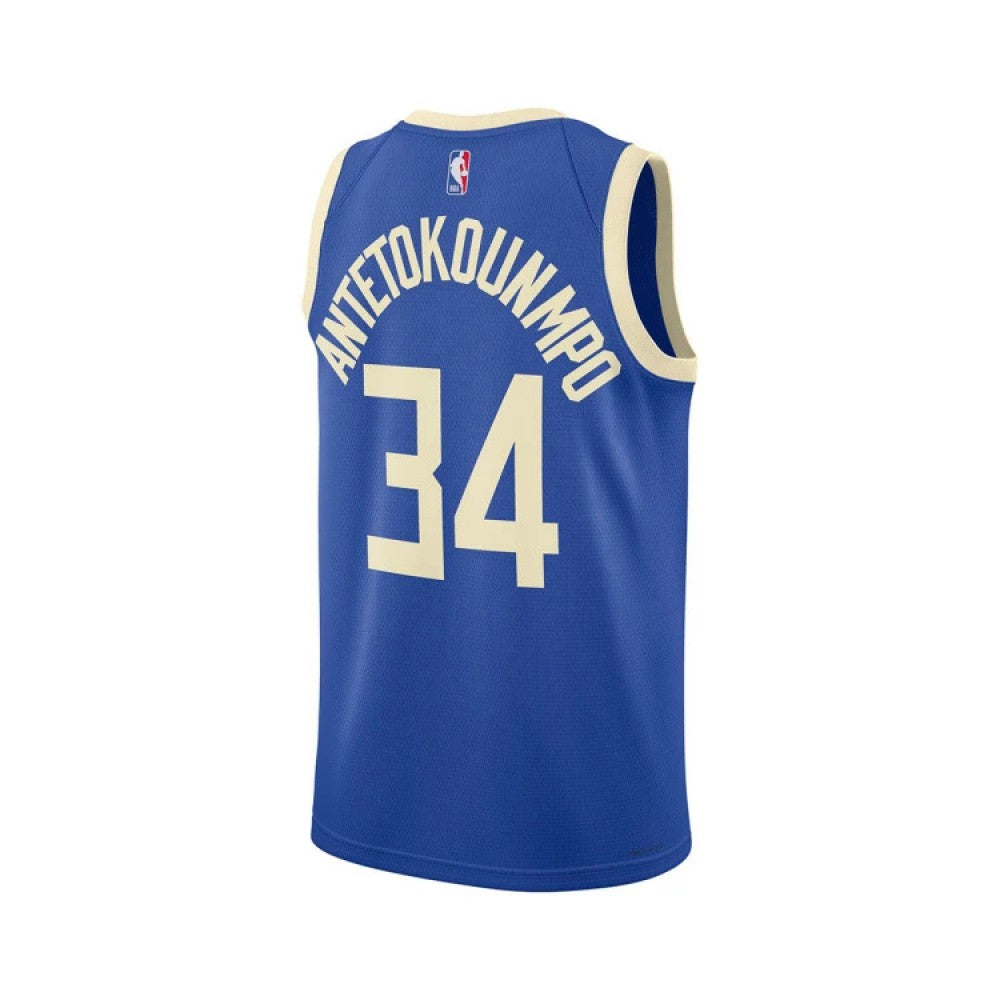 NBA City Edition Swingman - Giannis Antetokounmpo Milwaukee Bucks Junior