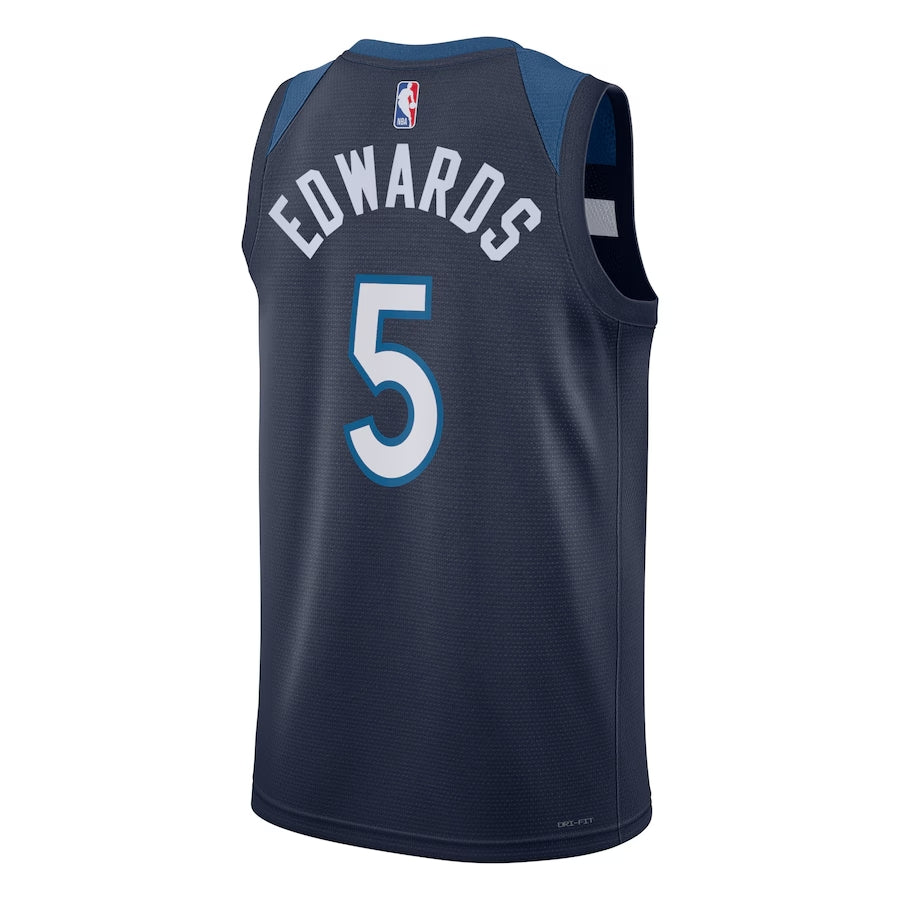 Edición de icono de la NBA Swingman - Anthony Edwards Minnesota Timberwolves Junior