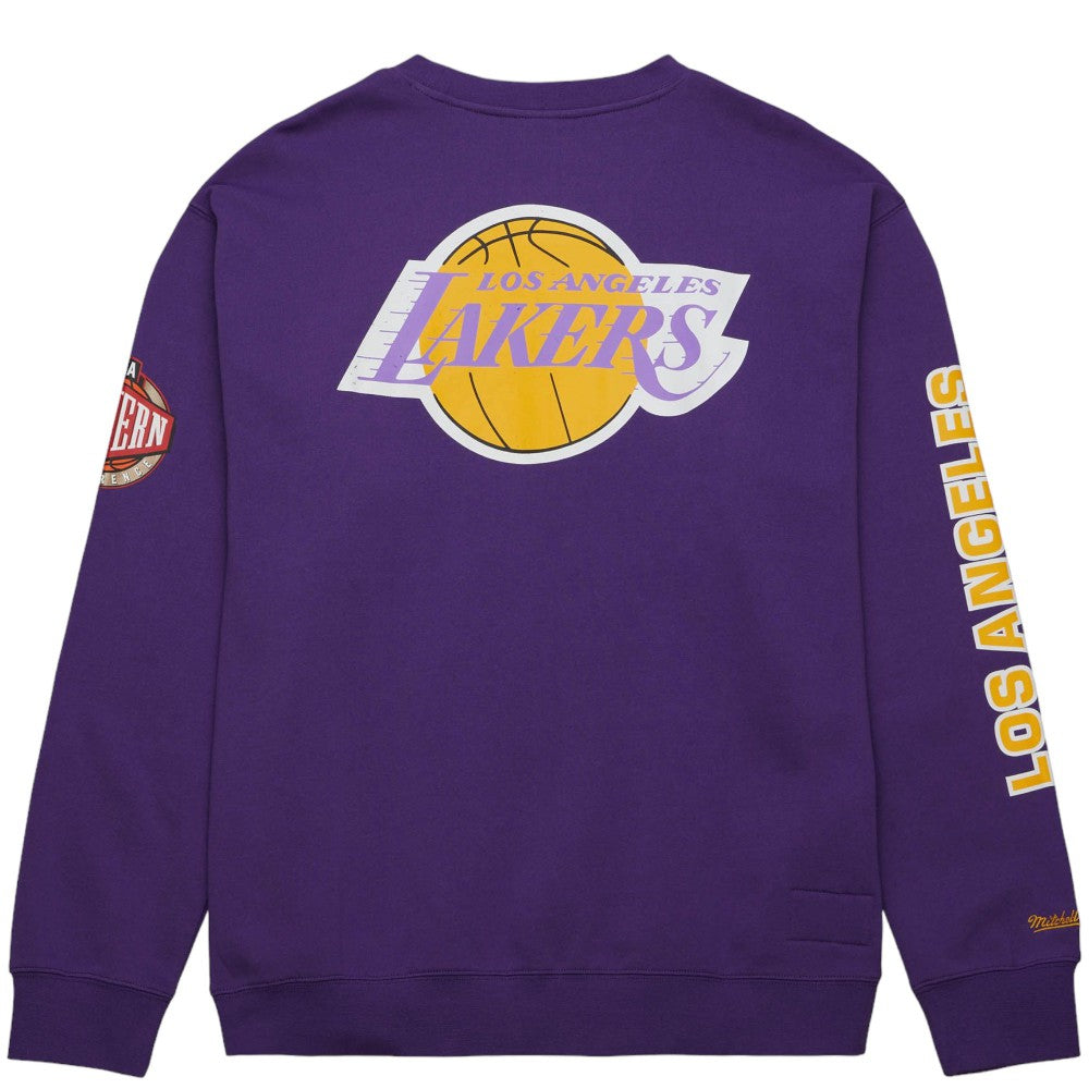 There and Back Fleece Crew Los Angeles Lakers