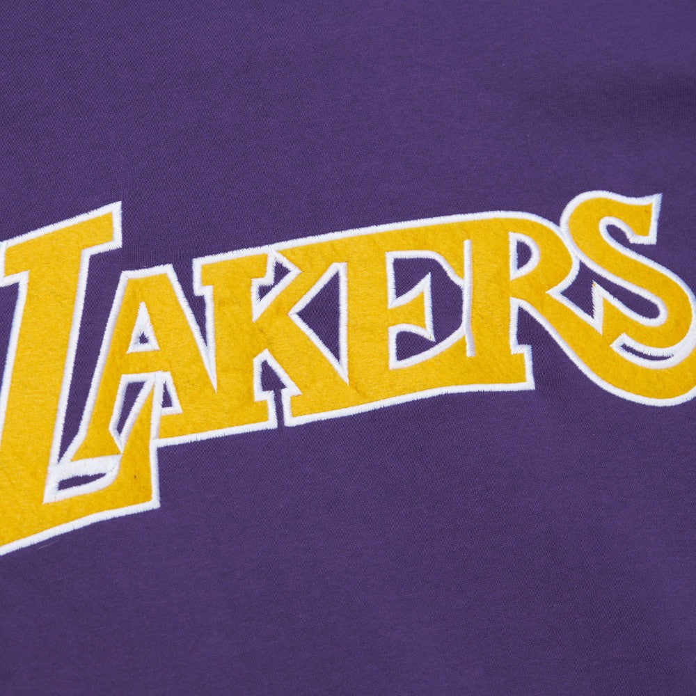 There and Back Fleece Crew Los Angeles Lakers