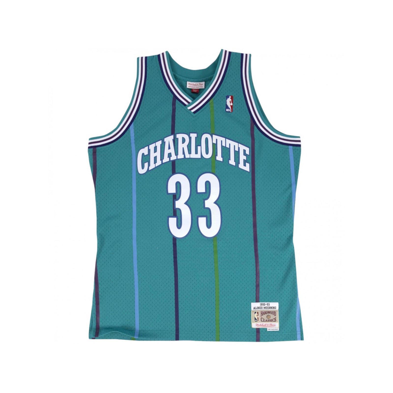 Swingman Jersey Charlotte Hornets 1992-93 Alonzo Mourning