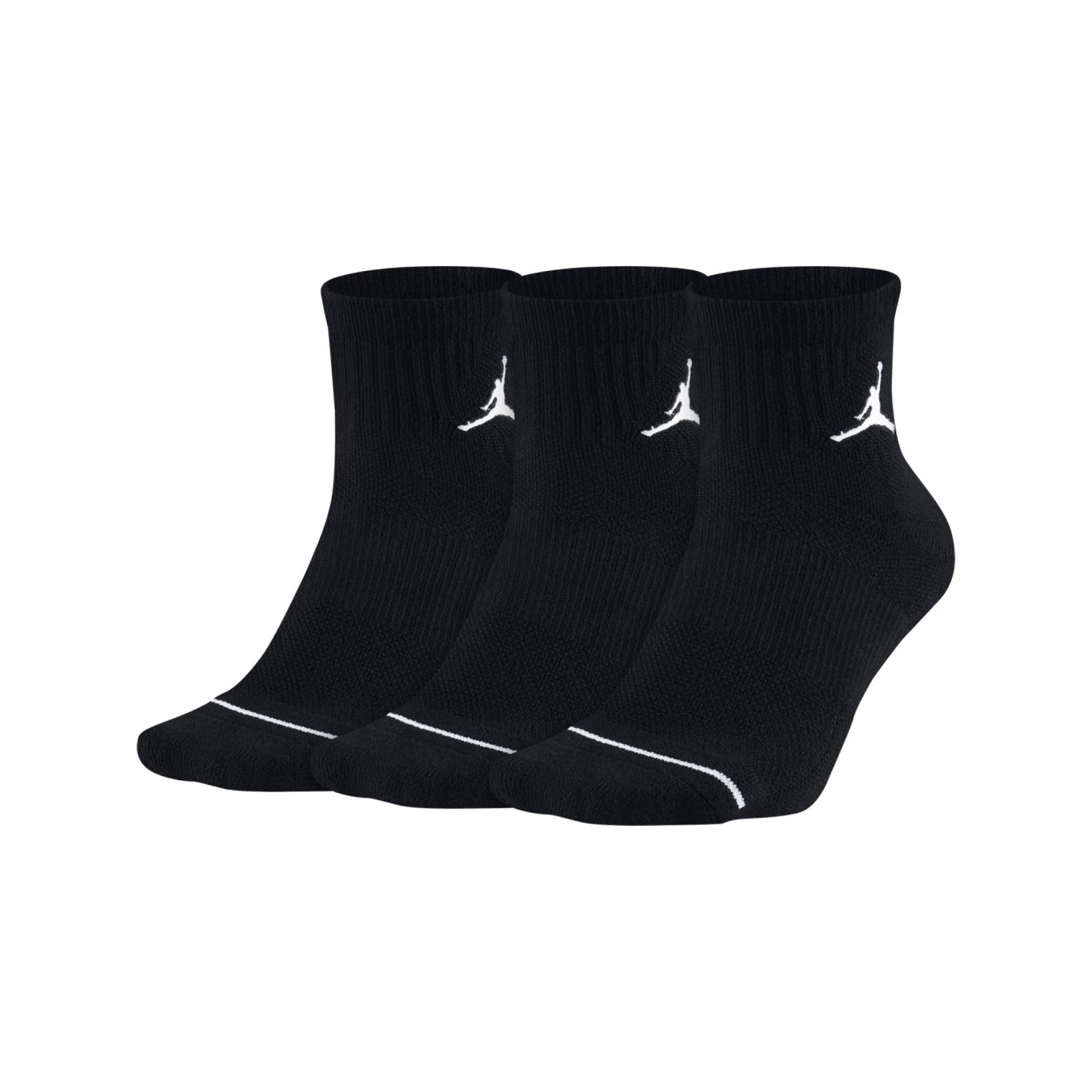 Calcetines Dri-Fit Low Baloncesto 3 Pares Negro