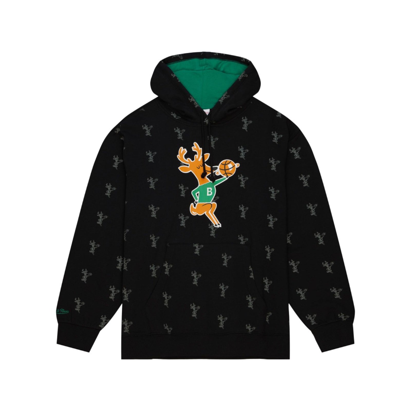 AOP Fleece Hoodie Milwaukee Bucks