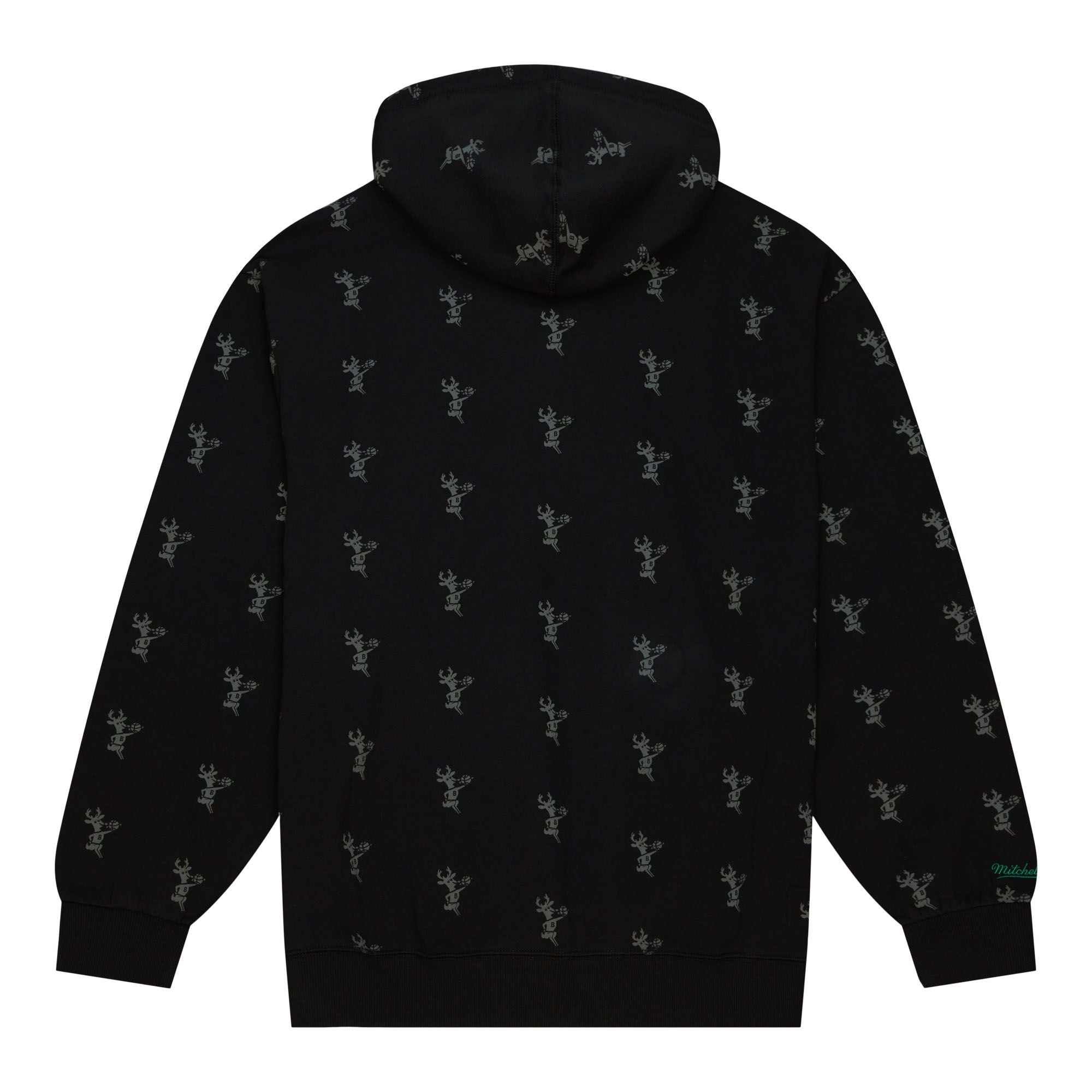 AOP Fleece Hoodie Milwaukee Bucks