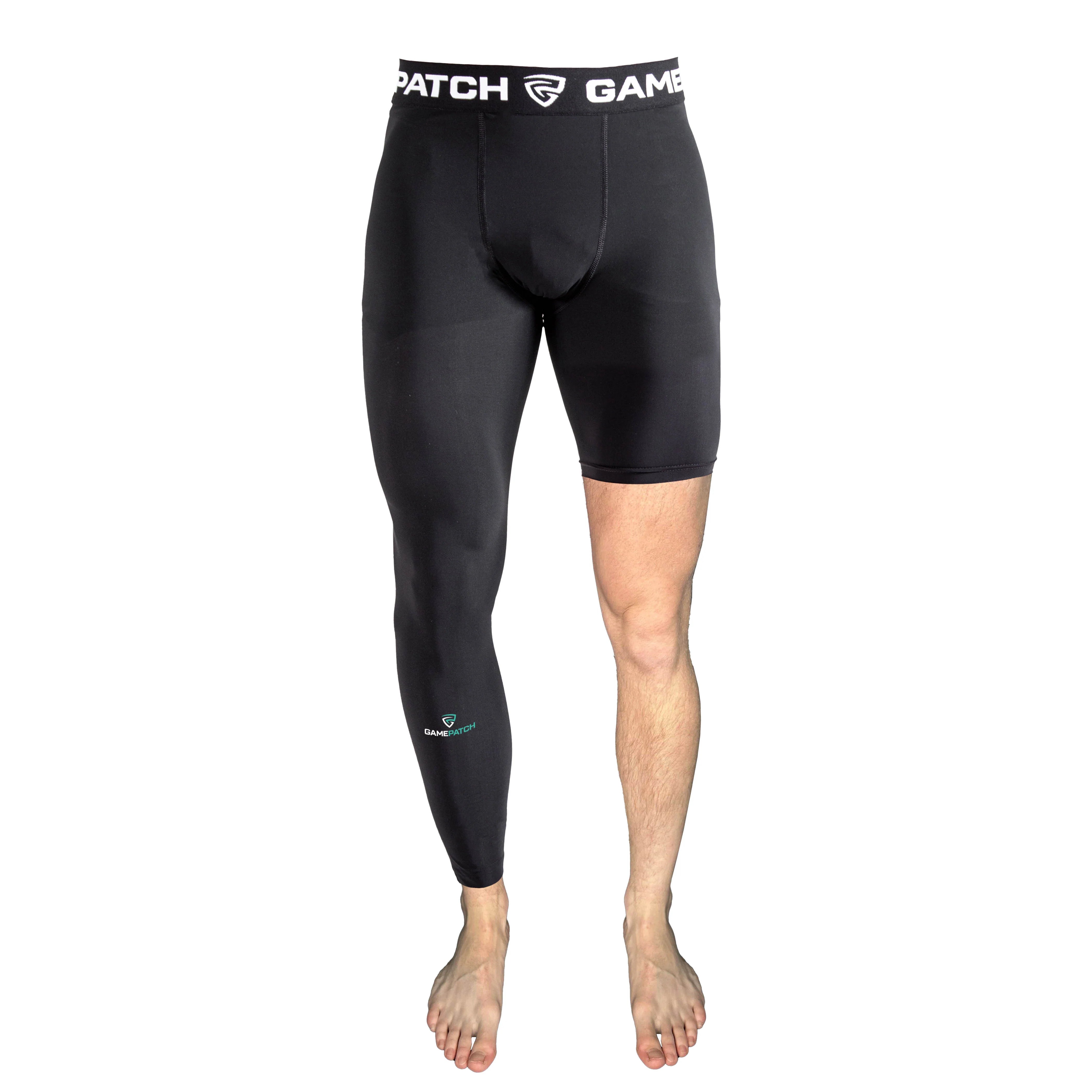 Single-leg compression tights