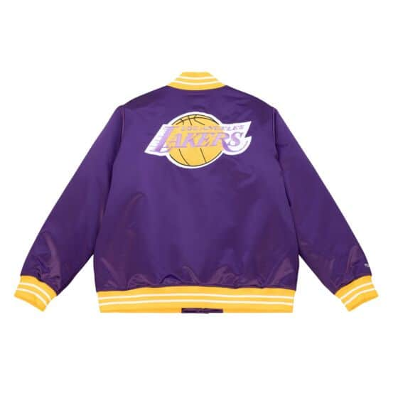 Heavyweight Satin Jacket Los Angeles Lakers