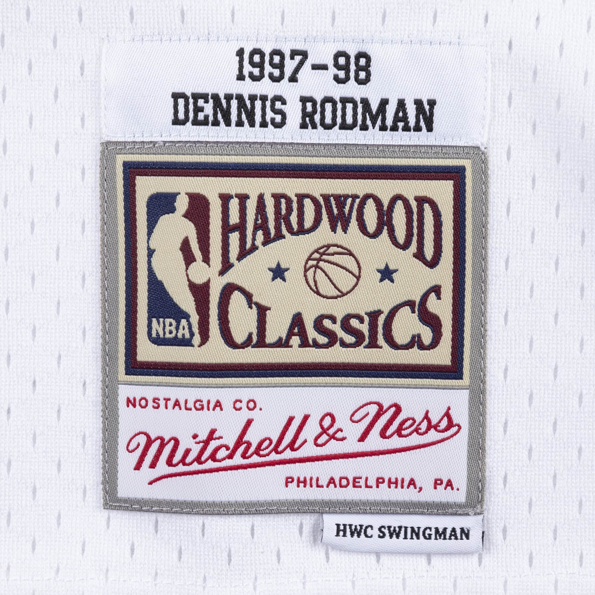 Swingman Jersey Chicago Bulls 1997-98 Dennis Rodman