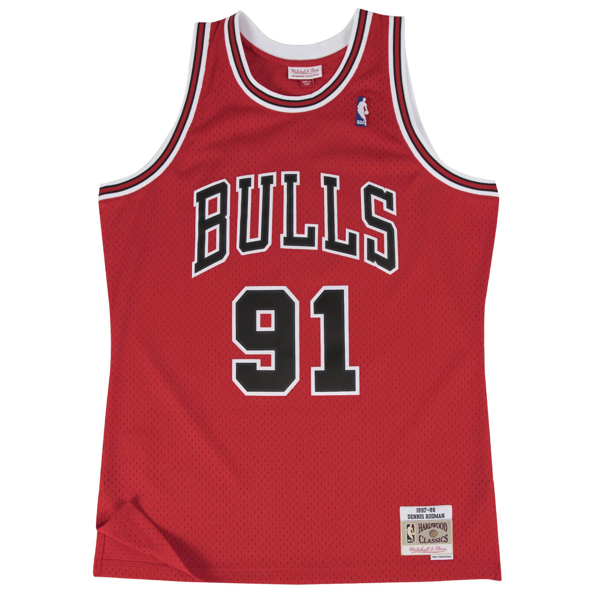 Swingman Jersey Chicago Bulls 1997-98 Dennis Rodman