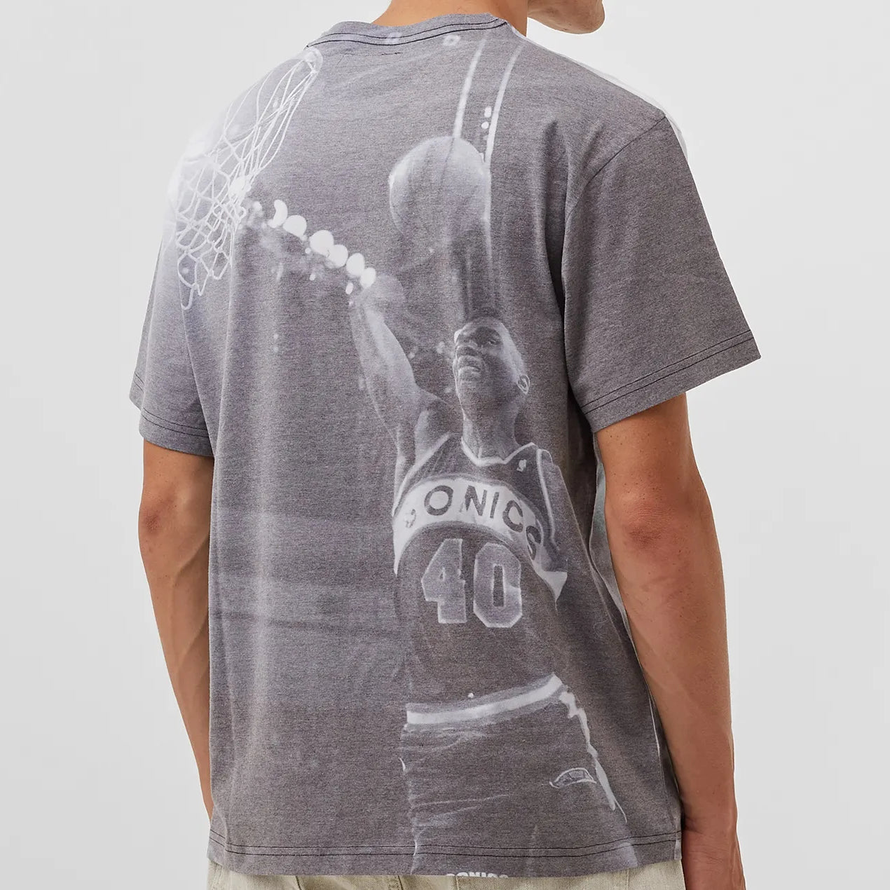 Above The Rim Sublimated Tee - Shawn Kemp